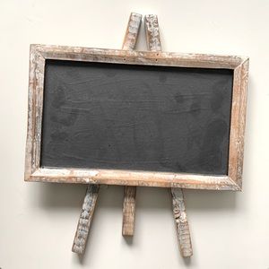 Tabletop Chalkboard Easel